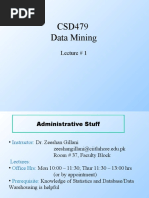 Lecture 1-Introduction To Data Mining - M