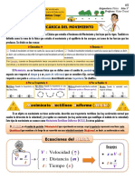 Guía Pedagógica #5 Física 3° Año MRU