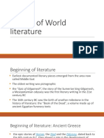 world literature history 