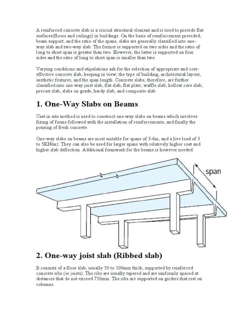 RCC Slab and Beam | PDF