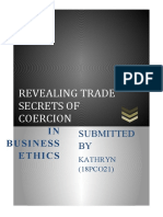 Ethics Trade Secrets