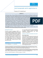 Cone-Beam Computed Tomography and Its Applications in Dentistry