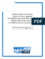 Unfortunately, at This Time, There Is Not An Updated FLO-BOSS Price Sheet PDF Available. Please Refer To The Excel File