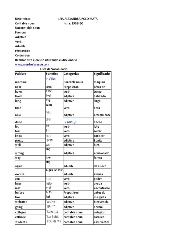 Vocabulary and Grammar Exercise Guide | PDF | Adjective | Semantic Units