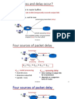 How Do Loss and Delay Occur?: Packets Queue in Router Buffers