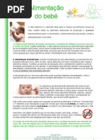 alimentaçao do bebé
