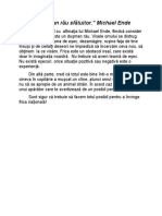 „Frica e Un Rău Sfătuitor.” Michael Ende