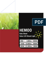 HEMOO Solar LED Street Light Spec Sheet