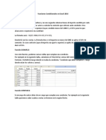 Funciones Condicionales en Excel 2010