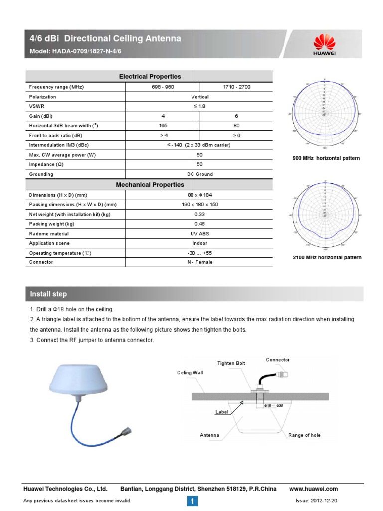 Hada 0709 - 1827 N 4 - 6 | PDF | Antenna (Radio) | Electronic
