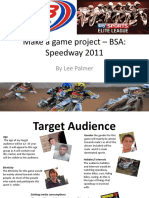 Make A Game Project - BSA: Speedway 2011