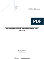 Installing Moodle On Windows Server 2003 - Updated