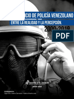 Servicio de Policia Venezolano. Entre La Realidad y La Percepción 2000 2019