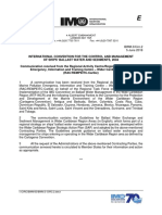 BWM.3-Circ.2 - Communication Received From the Regional Activity CentreRegional Marine PollutionEmergency (Secretariat)