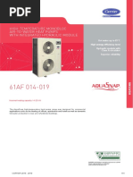 High-Temperature Monobloc Air-To-Water Heat Pumps With Integrated Hydraulic Module