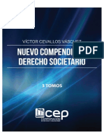 Nuevo Compendio de Derrecho Societario. Quito, Ecuador. CEP