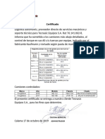 Certificado Torques