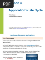 Lesson 3 Application's Life Cycle: Victor Matos