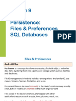 Android Chapter09 Files Preferences SQLite