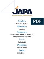 Tarea 2 de Educacion para La Paz y Educacion Ciudadana