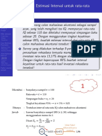 Latihan Soal Estimasi