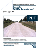 Long-Life Concrete: How Long Will My Concrete Last?: Peter C. Taylor, PHD October 2013