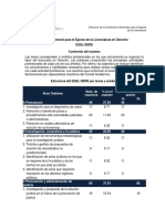 Anexo 1. Contenidos de La Prueba - DERE