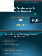 Analisis Fundamental & Teknikal untuk Memilih Saham