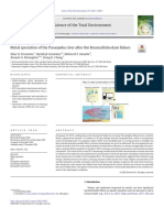 Metal Speciation of The Paraopeba River After The Brumadinho Dam Failure2021science of The Total Environment