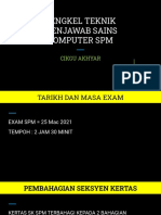 Teknik Menjawab SK