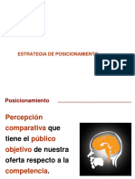 Estrategia de posicionamiento