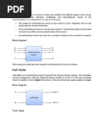 Combinational and Sequential Circuits