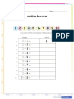 Adding 1 To Ther Numbers No Illustration Worksheet