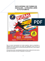 Reglamento Futsal