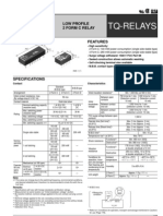 TQ2-5V - LOW PROFILE 2 FORM C RELAY - Nais (Matsushita Electric Works)