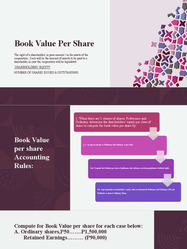 Book Value Per Share Guide | PDF | Equity (Finance) | Common Stock