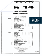 Grundig TK 14 Service Manual