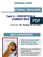 OB-Topic 2-Perception and Common Bias-Dr Lan Anh