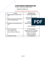 Timetable WBJEE-2021