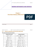 MA2177 Chapter 1 Engineering Math and Stats Derivatives and Integrals