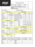 Performance Sheet - AHU-10