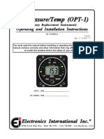E.I. Oil Pressure + Temperature Monitor
