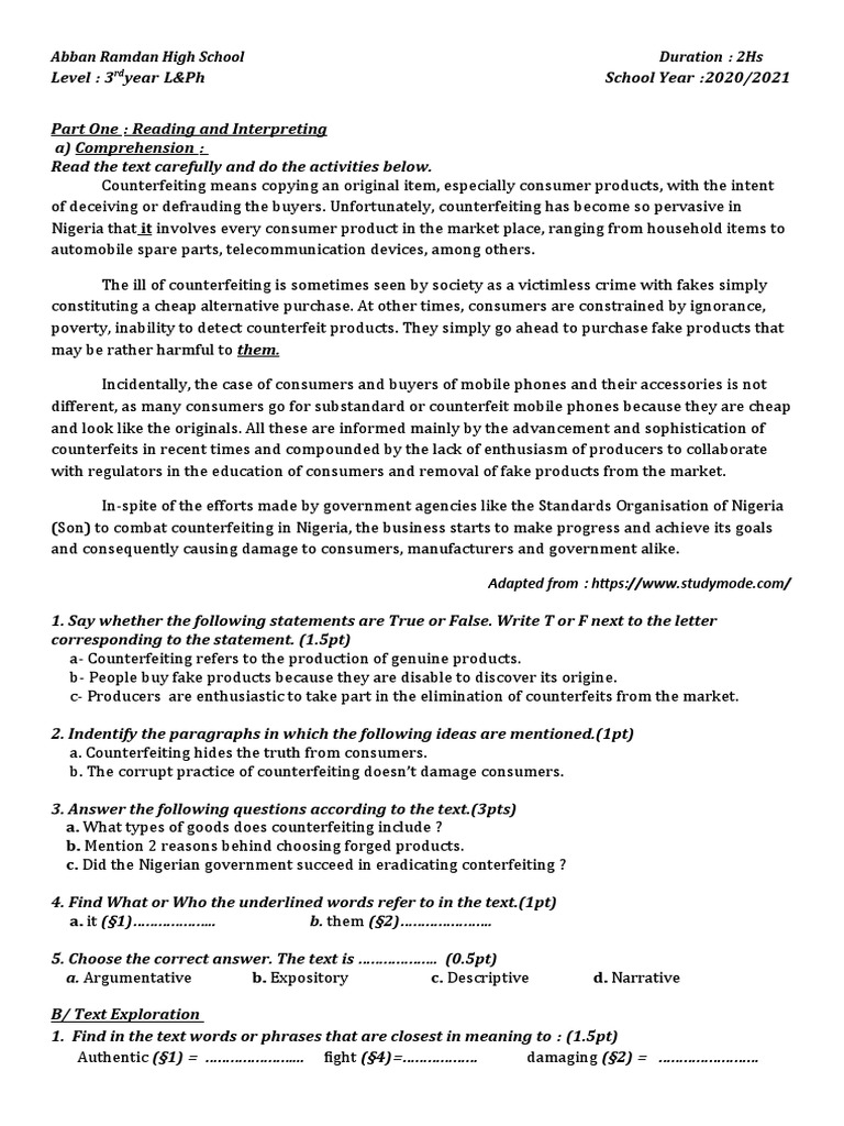 Ahlam PDF Counterfeit Money Laundering