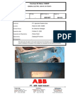 Overhaul DC Motor 1000HP: PT. ABB Sakti Industri