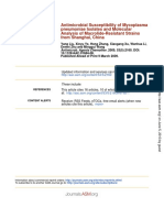 Increased Macrolide Resistance of Mycoplasma PN in Pediatric With CAP - Antimicrob. Agents Chemother.-2009