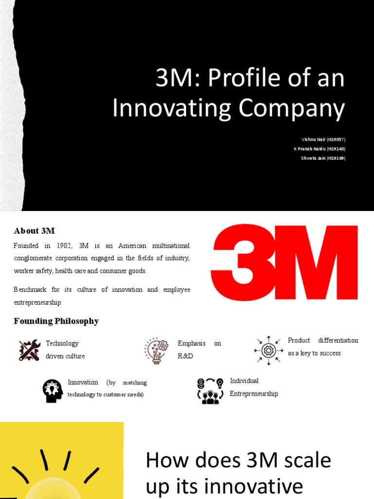3M's Innovation Culture and History | PDF | Entrepreneurship | Innovation