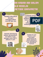 Penentuan Kadar Air Dalam Biji Kedelai Dengan Metode Gravimetri