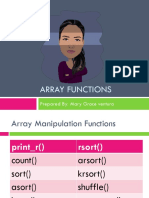 Array Functions-Part Two