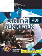 Aqidah Akhlak MA X 2019-1