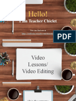Video Lesson/Editing